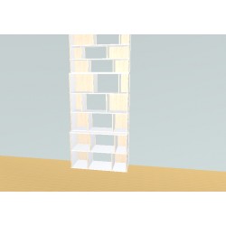 Bookshelf  (H256cm - W110 cm)