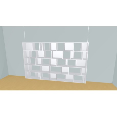 Bookshelf  (H181cm - W332 cm)
