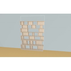 Bookshelf (H203cm - W164 cm)