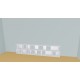Bookshelf  (H73cm - W350 cm)