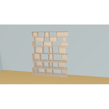 Bookshelf  (H220cm - W179 cm)