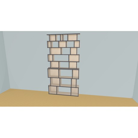 Bookshelf  (H239cm - W140 cm)