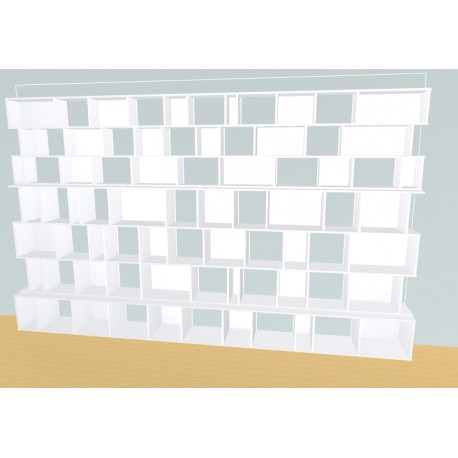 Bibliothèque (H229cm - L380 cm)