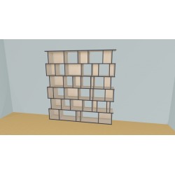 Bookshelf  (H217cm - W229 cm)