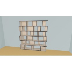 Bookshelf (H217cm - W229 cm)