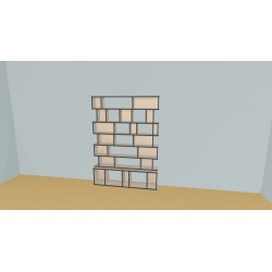 Bookshelf  (H185cm - W150 cm)