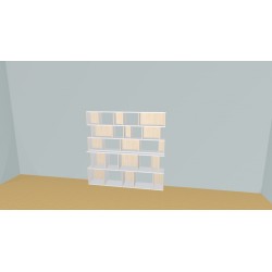 Bookshelf (H156cm - W178 cm)