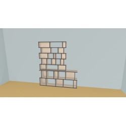 Bookshelf  (H200cm - W189 cm)