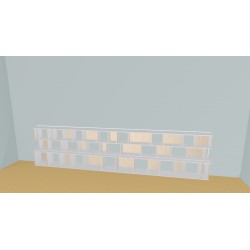 Bookshelf  (H93cm - W449 cm)