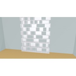 Bookshelf  (H254cm - W236 cm)