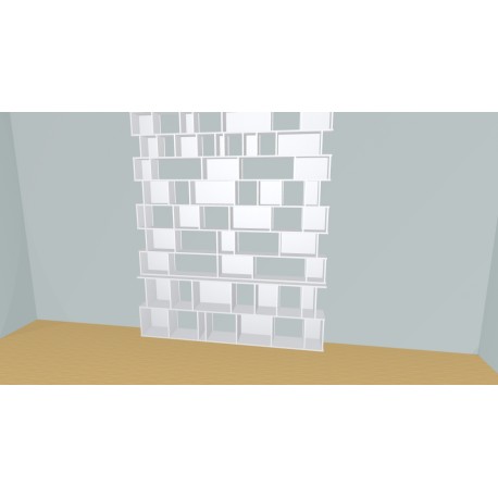 Bibliotheek  (H254cm - B236 cm)