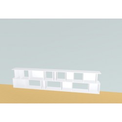 Bibliothèque (H73cm - L320 cm)