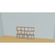 Bookshelf  (H111cm - W201 cm)