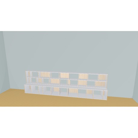 Bookshelf (H93cm - W374 cm)