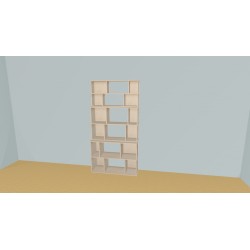 Bookshelf  (H202cm - W115 cm)