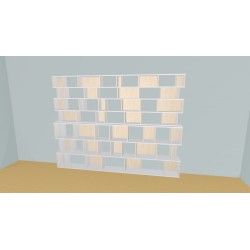 Bookshelf  (H212cm - W315 cm)