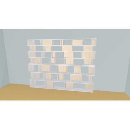 Bookshelf  (H212cm - W315 cm)