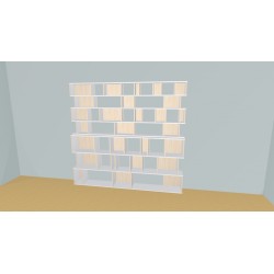 Bookshelf  (H212cm - W254 cm)