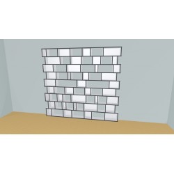 Bookshelf  (H225cm - W270 cm)
