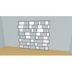 Bookshelf  (H216cm - W271 cm)