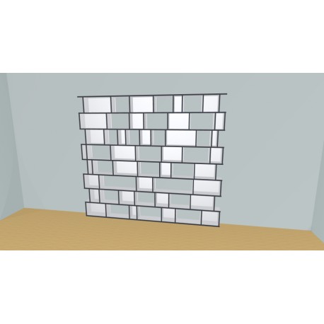 Bibliotheek  (H216cm - B271 cm)