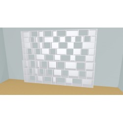 Bookshelf  (H239cm - W360 cm)