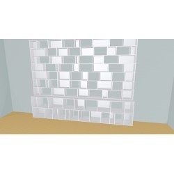 Bookshelf  (H251cm - W360 cm)