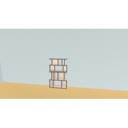 Bibliotheek  (H129cm - B78 cm)