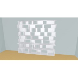 Bookshelf  (H230cm - W296 cm)