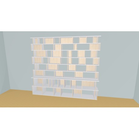 Bibliotheek  (H230cm - B296 cm)