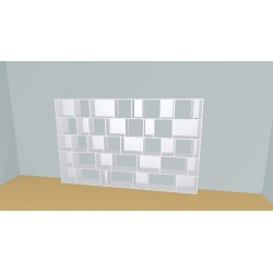 Bookshelf  (H181cm - W320 cm)