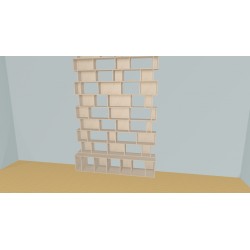 Bookshelf  (H272cm - W200 cm)