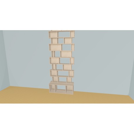 Bookshelf  (H272cm - W113 cm)