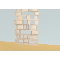 Bookshelf  (H263cm - W166 cm)