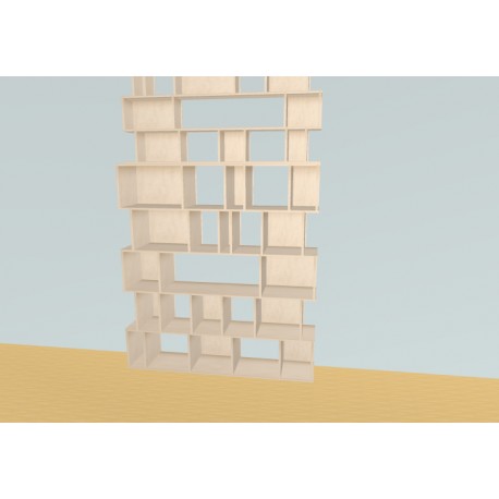 Bibliotheek  (H263cm - B166 cm)
