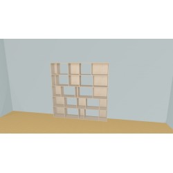Bookshelf  (H181cm - W200 cm)