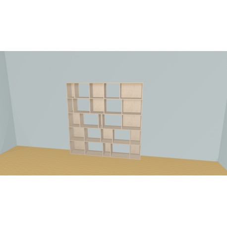Bookshelf  (H181cm - W200 cm)