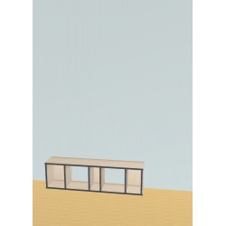 Bookshelf  (H38cm - W135 cm)