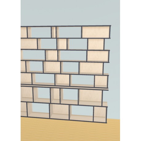 Bibliotheek  (H200cm - B210 cm)
