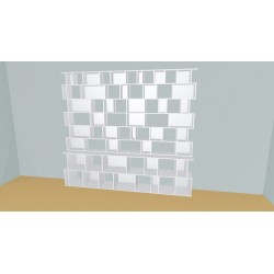 Bookshelf  (H233cm - W290 cm)