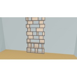 Bookshelf  (H254cm - W147 cm)