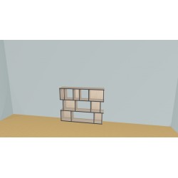 Bookshelf  (H109cm - W154 cm)