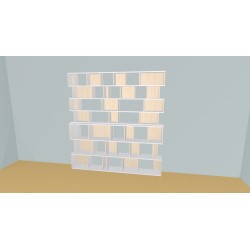 Bookshelf (H218cm - W231 cm)