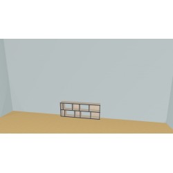 Bookshelf  (H49cm - W150 cm)