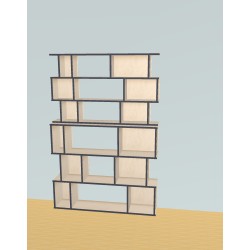 Bookshelf  (H191cm - W129 cm)