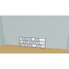 Bookshelf  (H82cm - W243 cm)