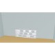 Bookshelf  (H82cm - W243 cm)