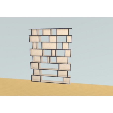 Bibliotheek  (H210cm - B160 cm)