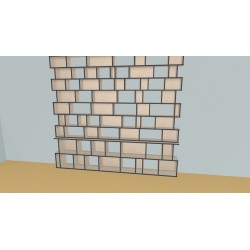 Bibliothèque (H254cm - L279 cm)