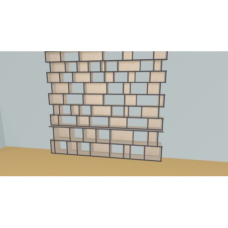 Bibliothèque (H254cm - L279 cm)